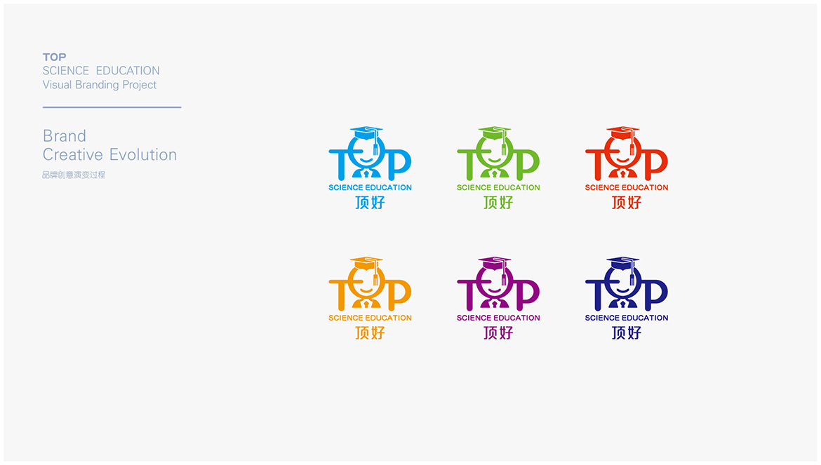 TOP顶好科教LOGO VIS设计 通正广告设计-12