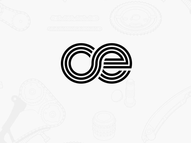 OE正时系统汽配品牌标志logo设计